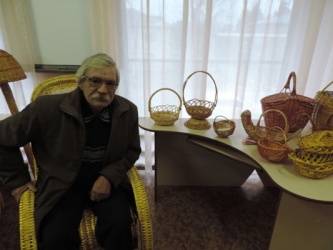 Выставка мастера лозоплетения Александра Николаевича Федосеева