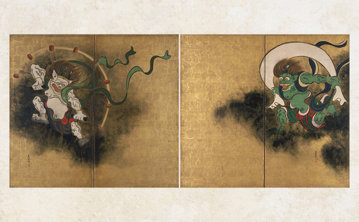 Мифологемы ветра и грома в японской культуре – от богов-громовиков до Огата Корина