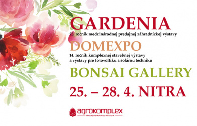 Gardenia Slovakia 2019 - международная выставка садоводства и флористики