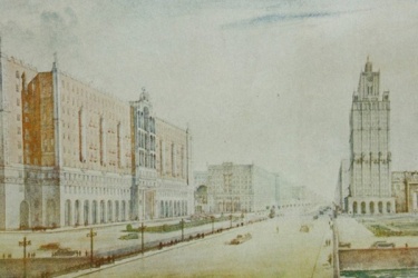 Выставка «Высотные здания Москвы (1947–1955 гг.)»